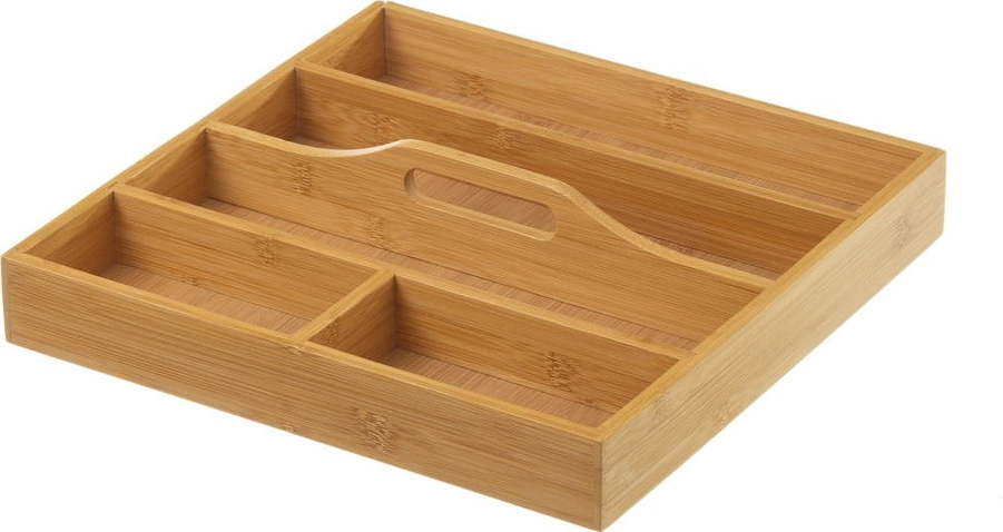 Bambusový organizér na příbory Casa Selección, 31 x 31 cm