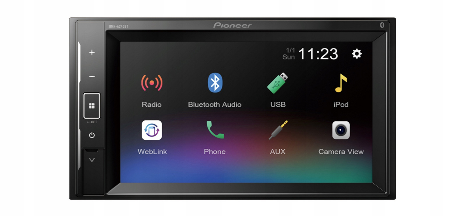Pioneer DMH-A240BT Autorádio 2DIN LCD 6,2'' Bluetooth MP3 Usb Aux