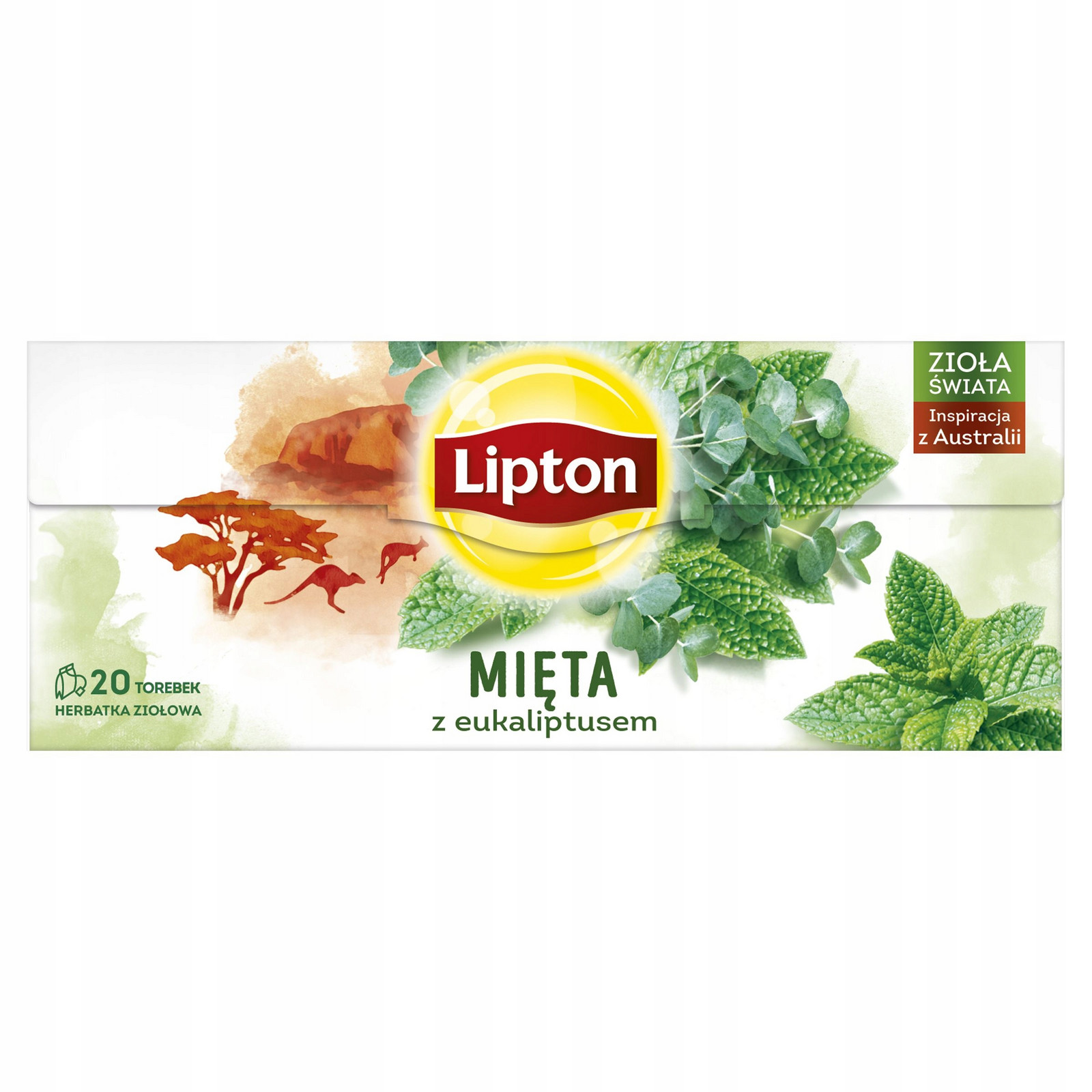 2 x Čaj Lipton Máta s eukalyptem (20 kusů)