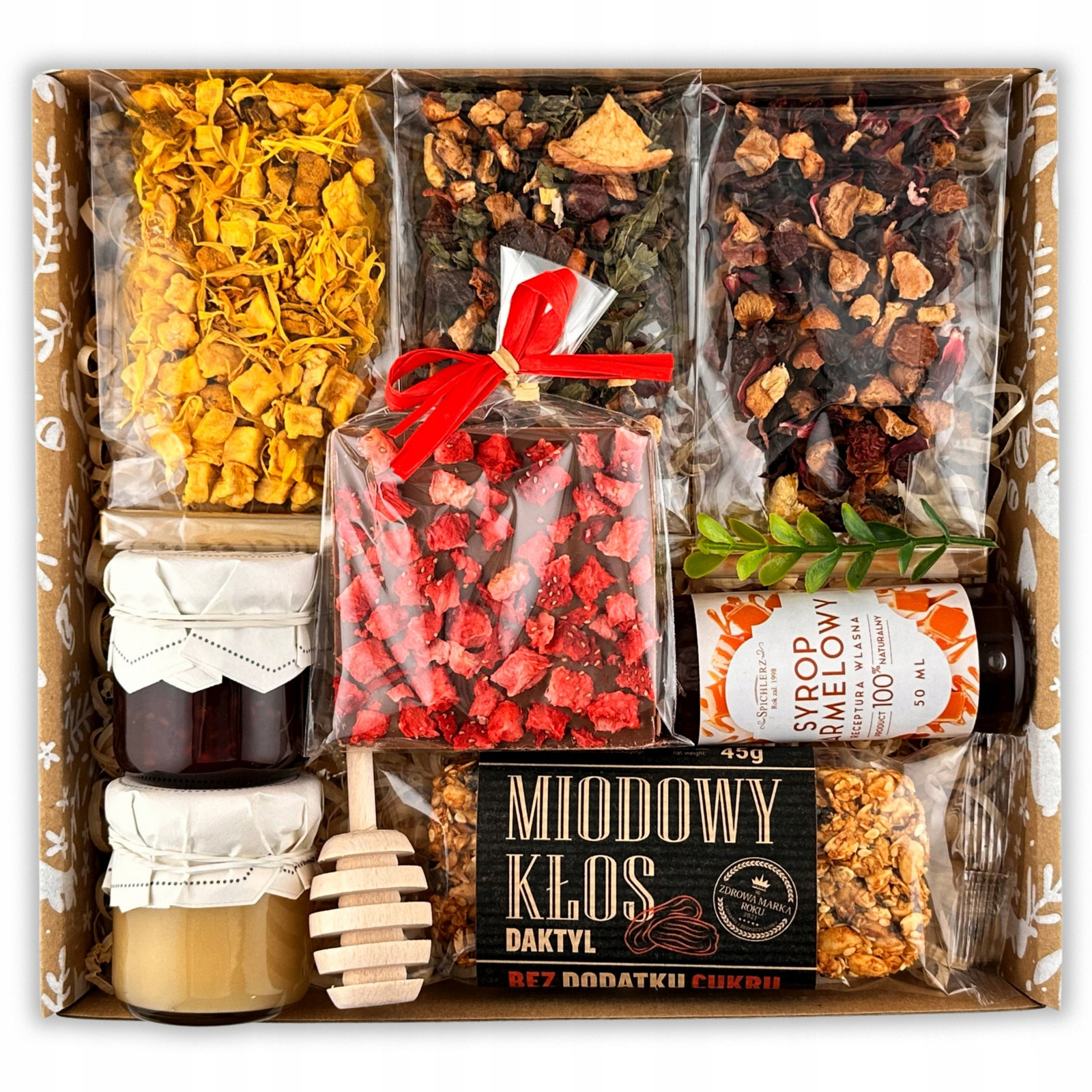 Dárek na Velikonoce Čaj Sladkosti Dárek na Velikonoce Dárková krabička