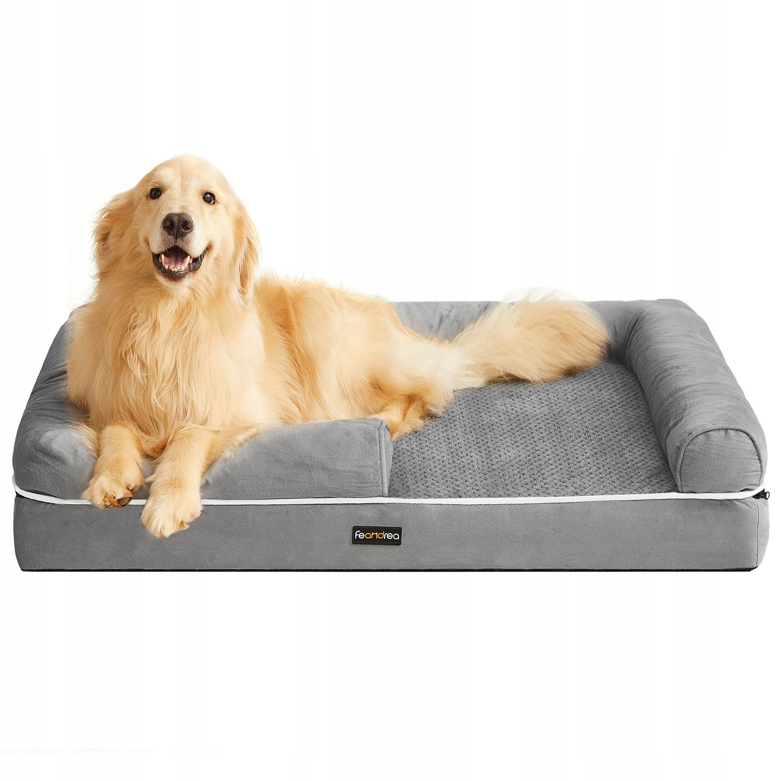Feandrea Ortopedické Pelíšek pro psa Snímatelný potah 106x80x25 cm