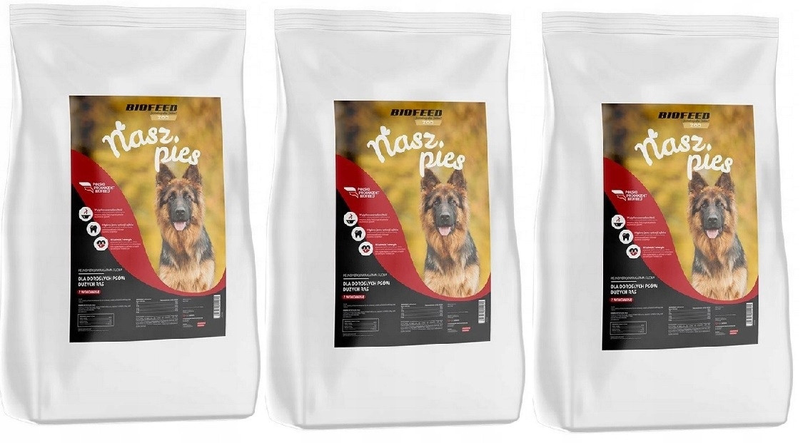 Biofeed suché krmivo pro psy s hovězím masem 2x7,5 kg