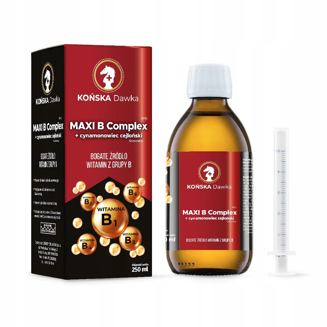 Koňská dávka Maxi B-Complex Skořicovník 125 ml