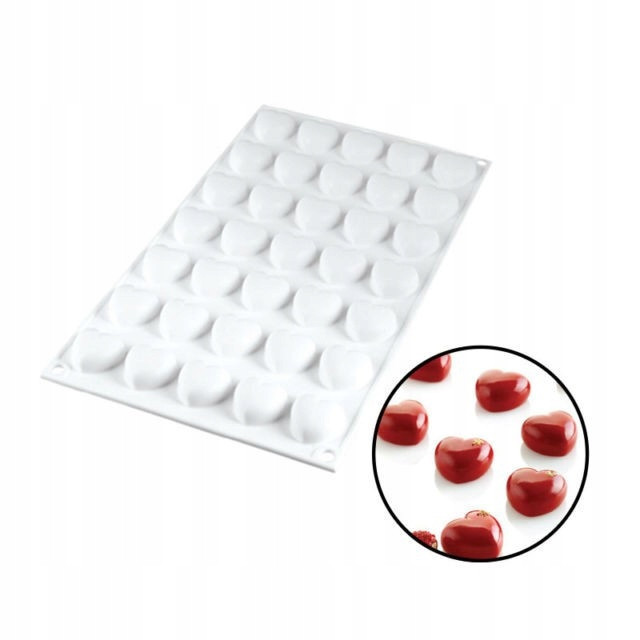 Silikonová forma Srdce 26 mm Silikomart