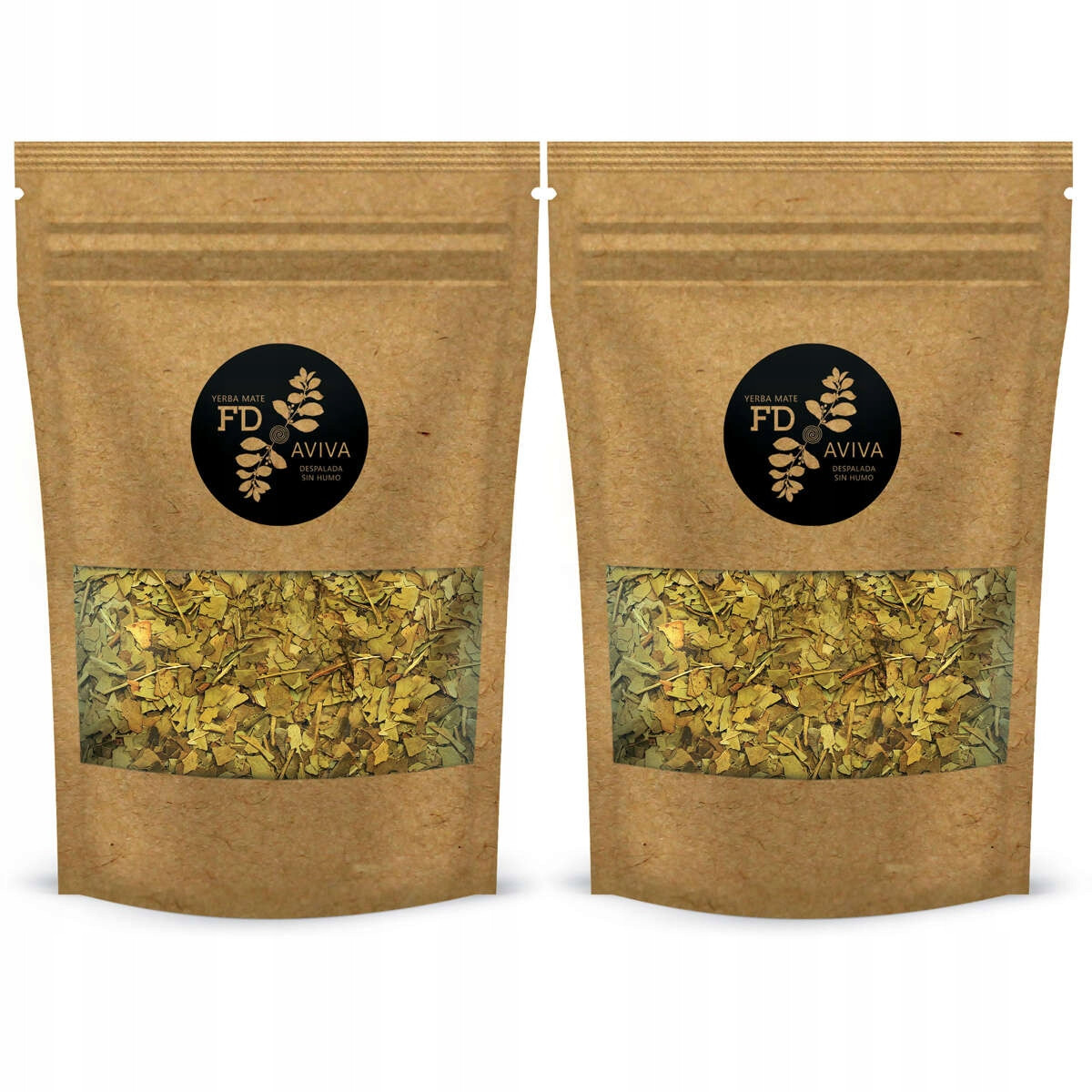 Yerba Mate Fd Aviva bezprašná desplada 1kg Sin Humo Kraftová Premium 2x500g