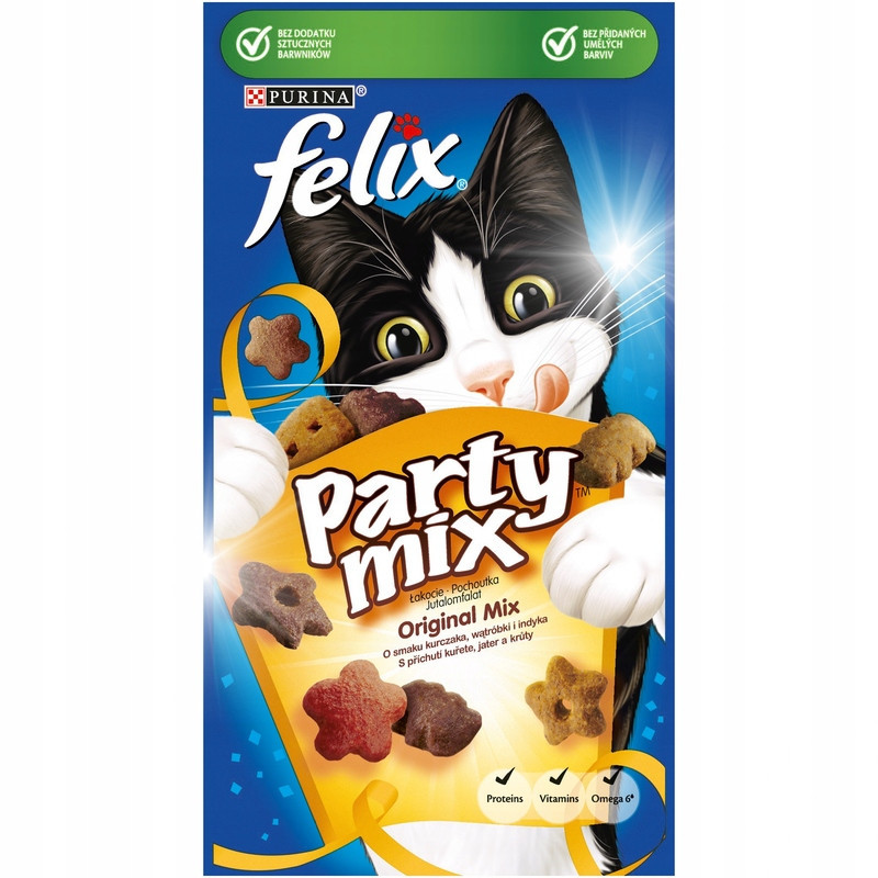 Krmivo pro kočky Felix Party Mix Kuře 60 g