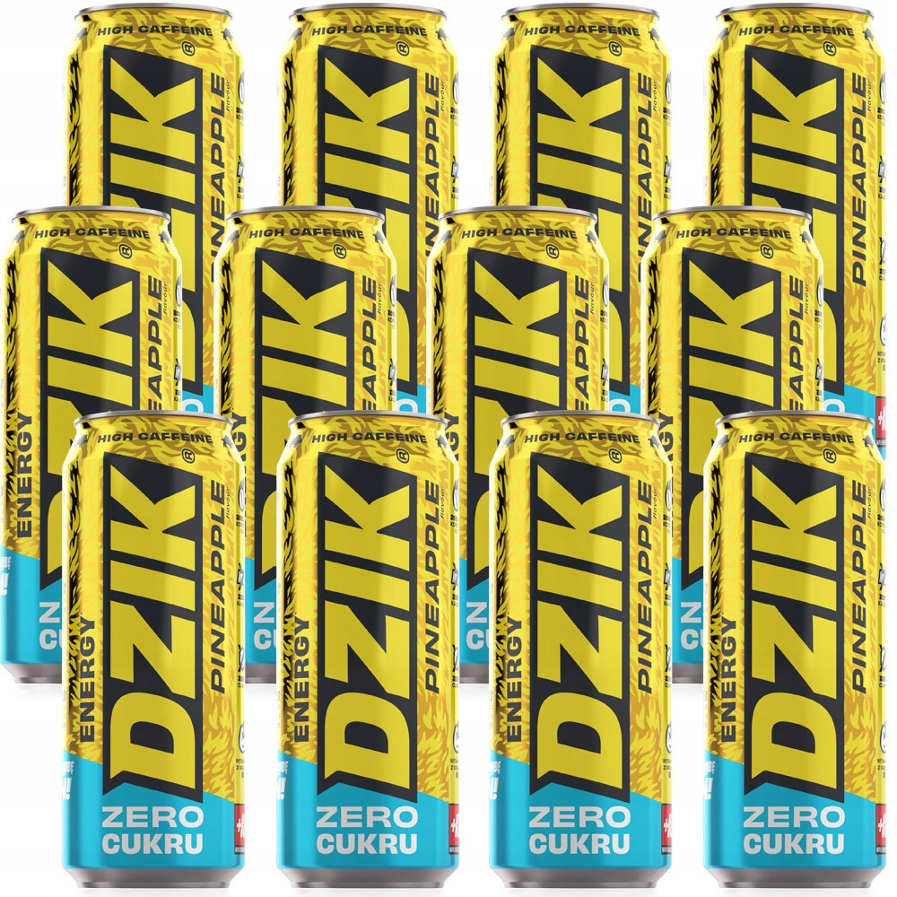 Wkdzik Divočák Energy Zero Kalorii 12x 500ml Energetický Nápoj Ženšen