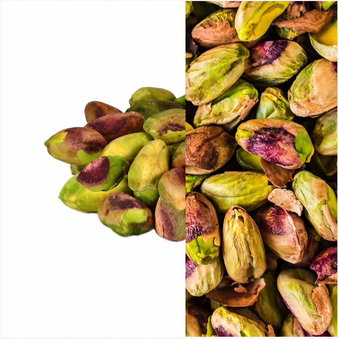 Loupané Pistácie Raw Nesolené Přírodní Celé ořechy 500 G