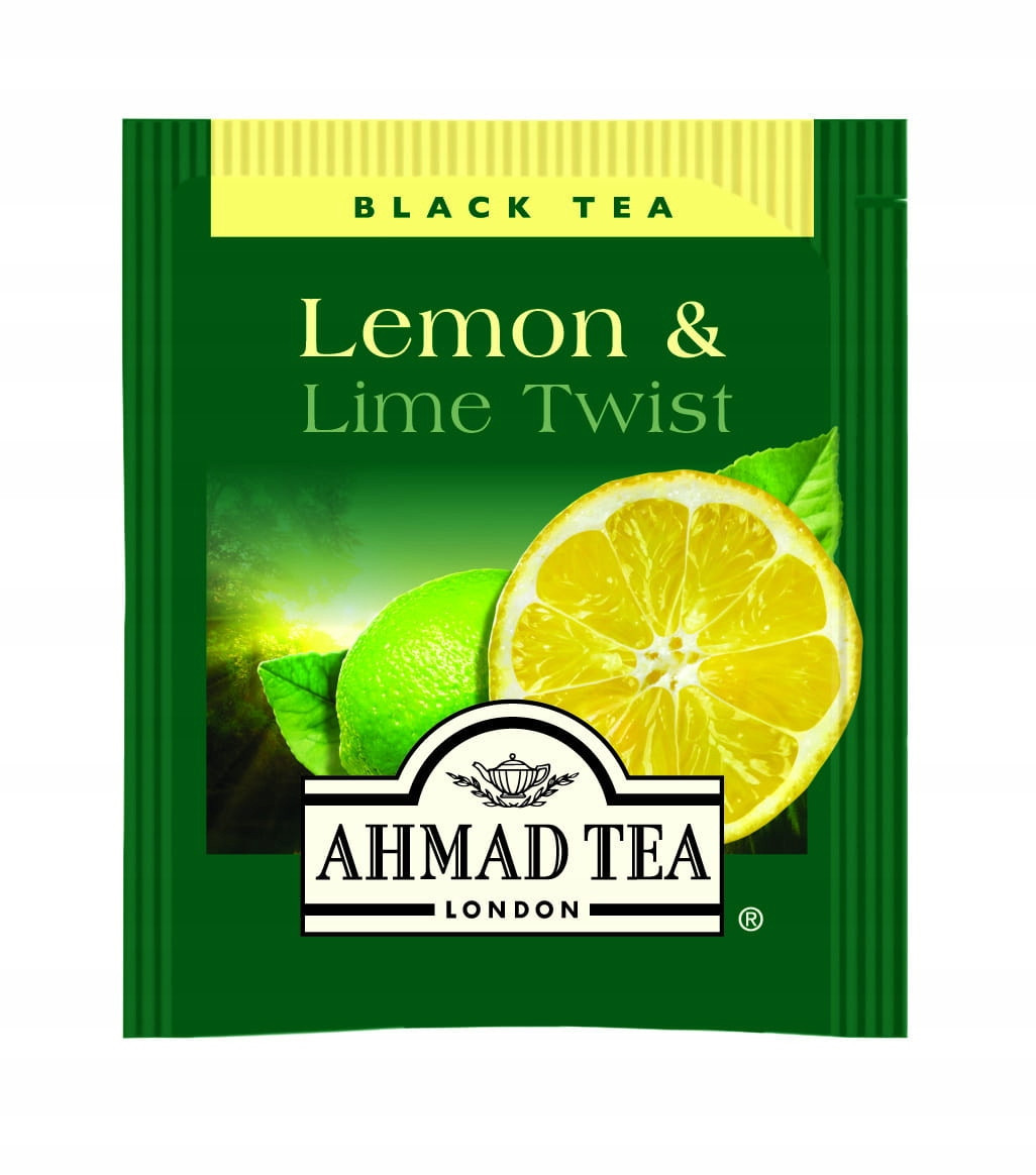 Ahmad Tea Čaj Černý Citron Limetka 500 obálek Lemon & Lime