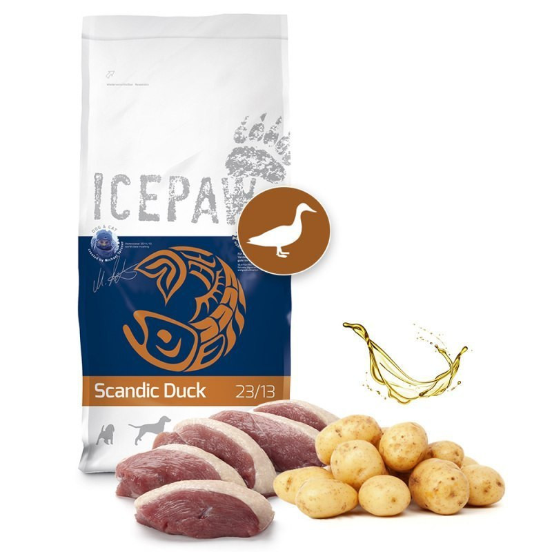 Suché krmivo pro psy Icepaw Scandic Duck (kachna) 14 kg