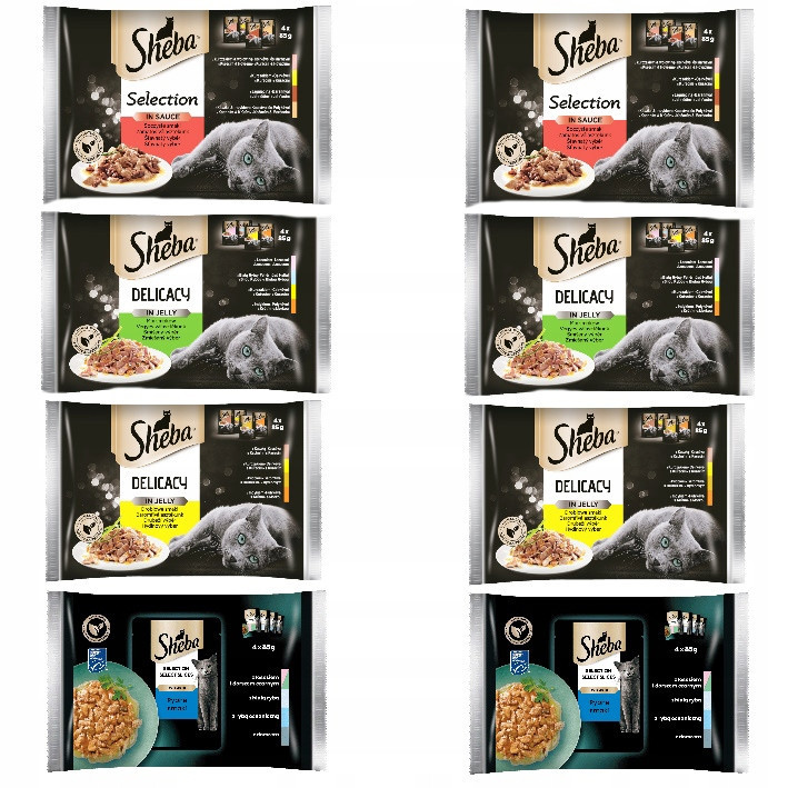 Sheba mix chutí pro kočky 32x85g
