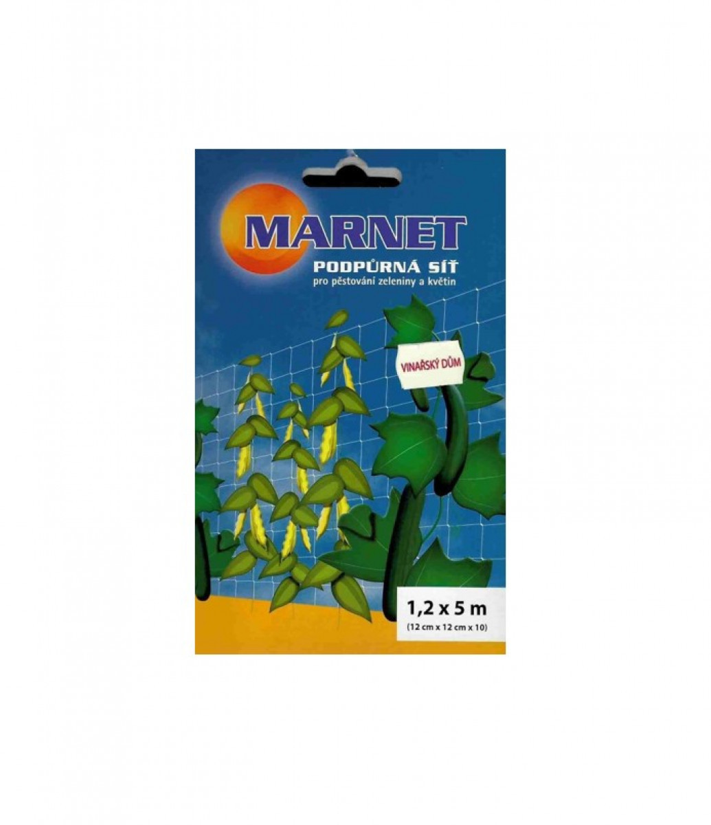Podpůrná síť pro pěstování zeleniny a květin 1,2x5m