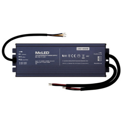 LED napájecí zdroj McLED 24VDC 16,67A 400W ML-732.111.39.1