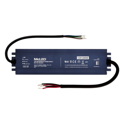 LED napájecí zdroj McLED 12VDC 16,67A 200W ML-732.108.39.0