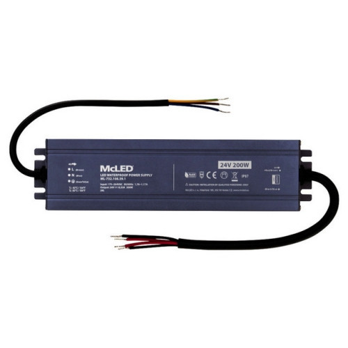 LED napájecí zdroj McLED 24VDC 8,33A 200W ML-732.108.39.1