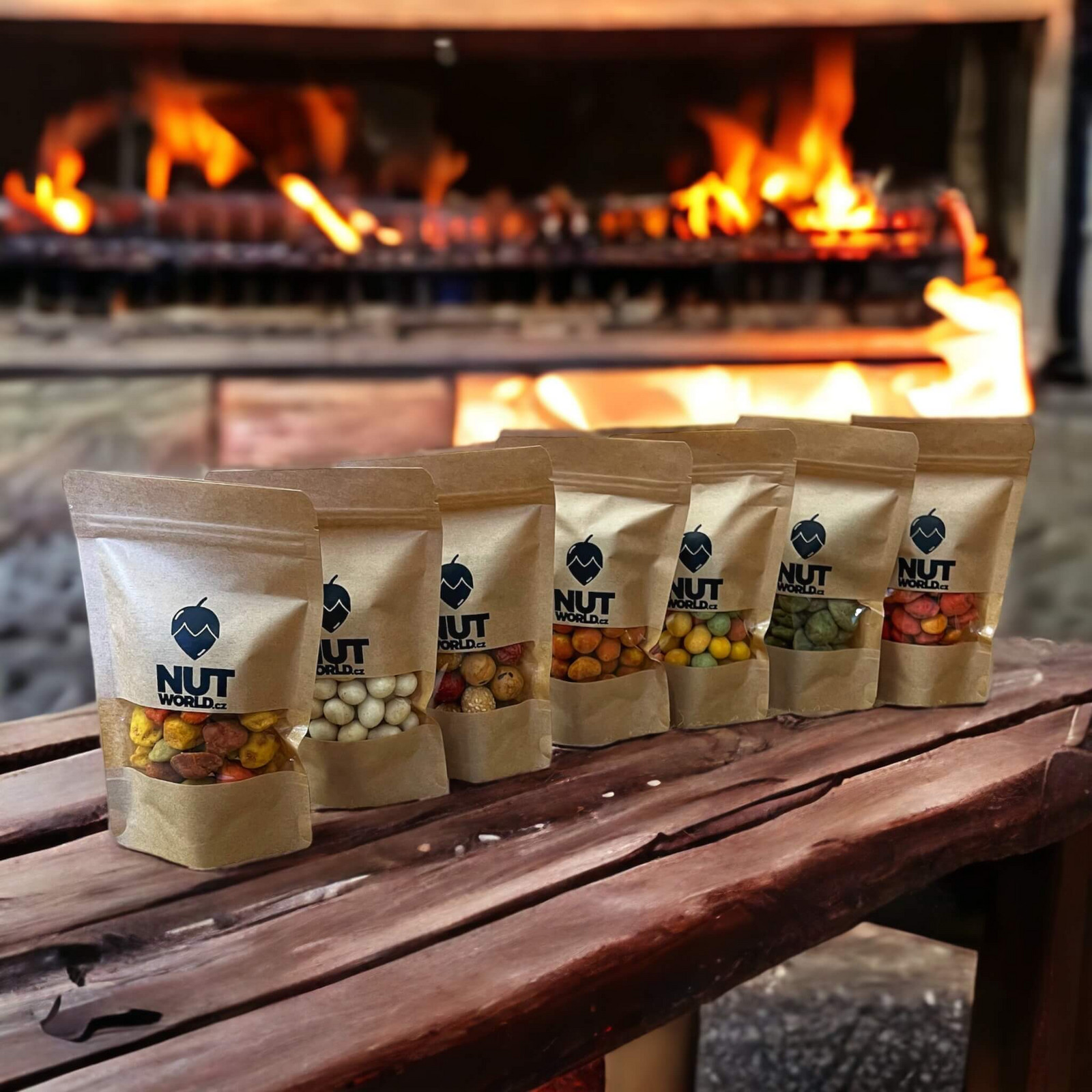 Arašídy v těstíčku 7v1 výhodné balení - 7x 80g