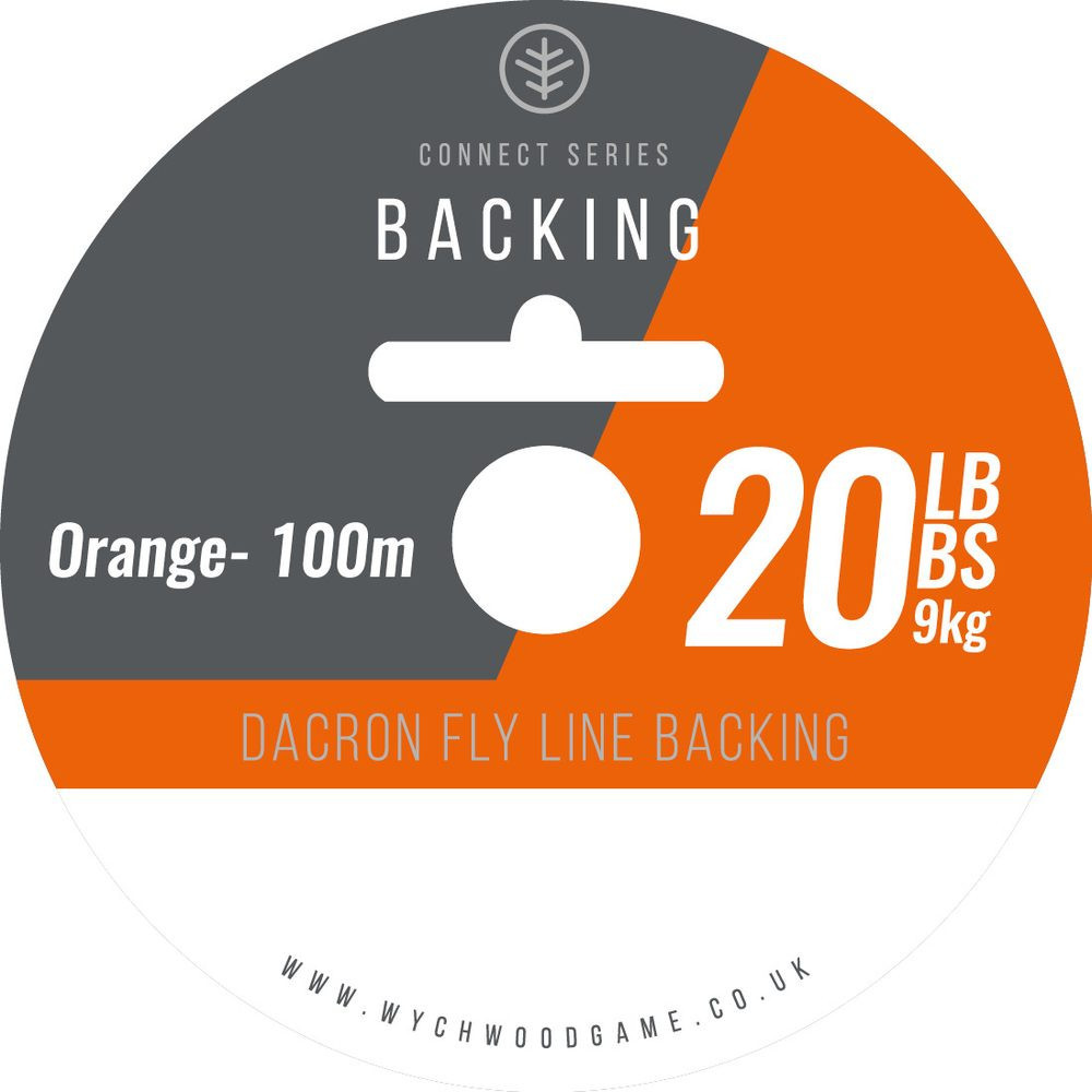 Wychwood Dacron Flyline Backing 20Lb 100m Orange
