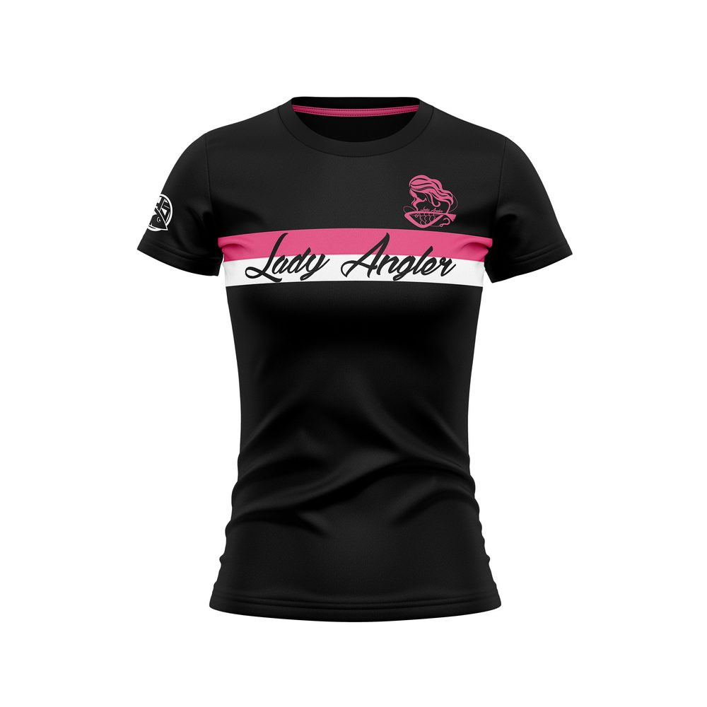 Hotspot Design Tričko Lady Angler s pruhy - L