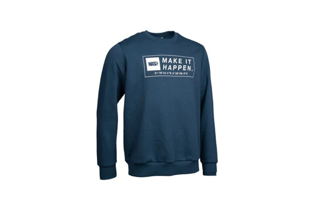 Nash Svetr Make It Happen Coordinates Jumper Navy Blue - L