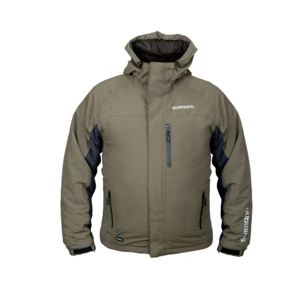 Shimano Bunda Wear Rain Jacket Padded Green - L
