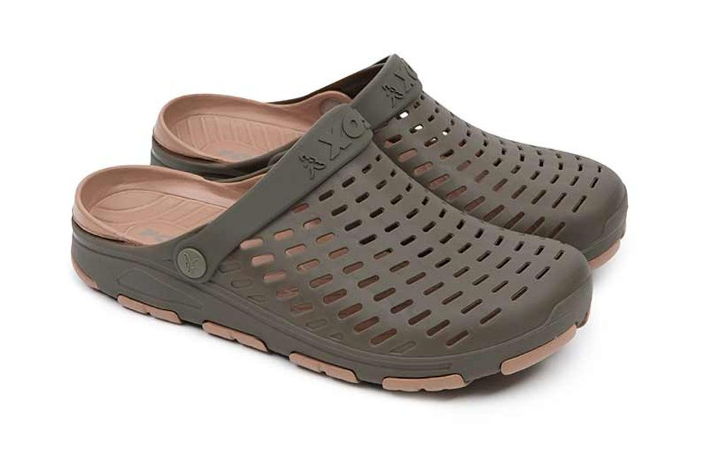 Fox Pantofle Khaki Clogs - 10/44