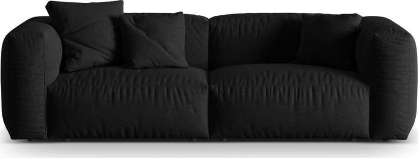 Černá modulární pohovka 240 cm Martina – Micadoni Home