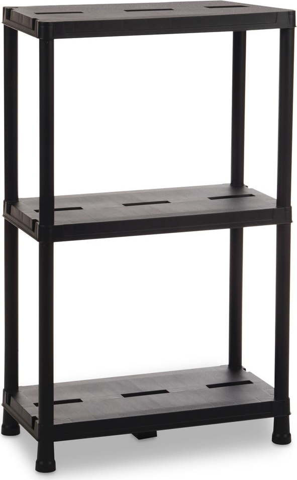 Černý plastový úložný regál 60x95 cm Universal Pro – Toomax