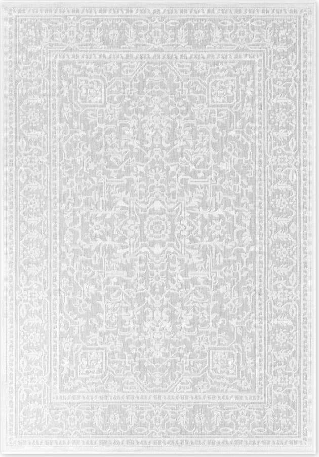 Vnitřní a venkovní koberec v šedé a slonovinové barvě 200x290 cm Duet Kona – NORTHRUGS