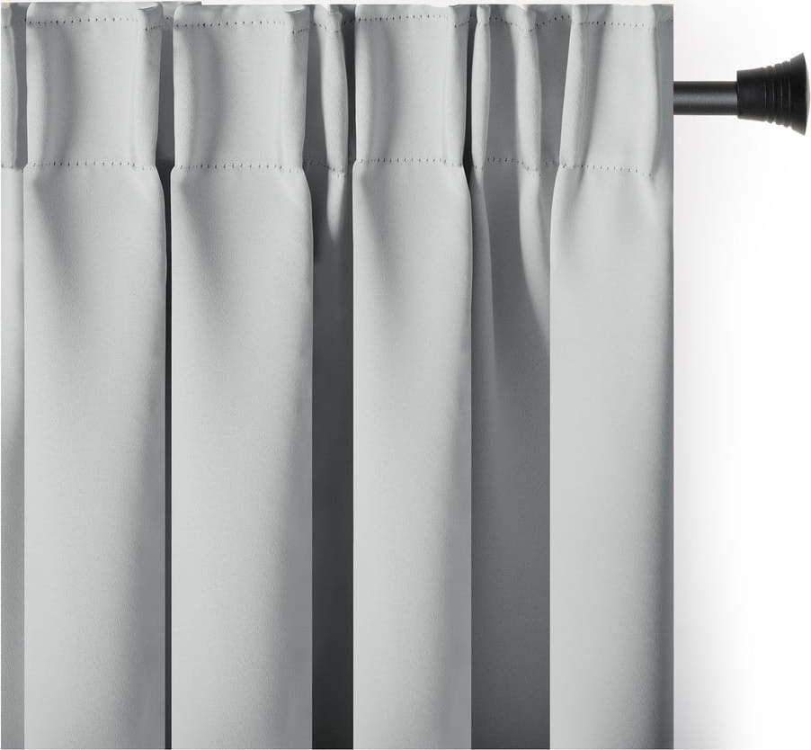 Světle šedý zatemňovací termo závěs 140x245 cm Pleat – Restilo