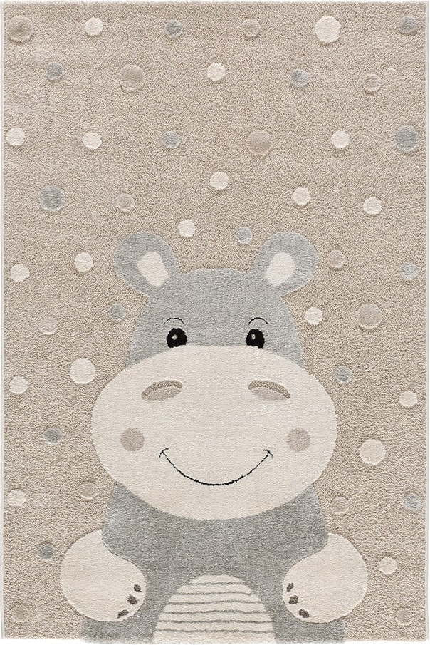 Béžový dětský koberec 120x170 cm Clown – Universal