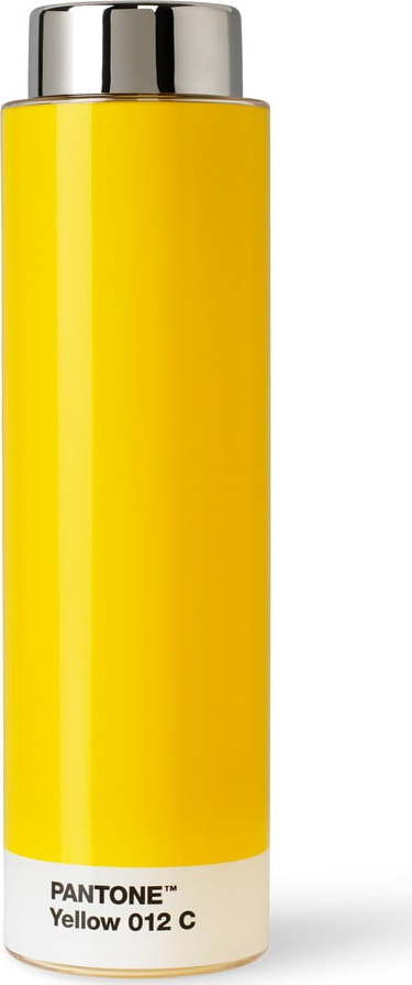 Žlutá cestovní tritanová lahev 500 ml Yellow 012 – Pantone