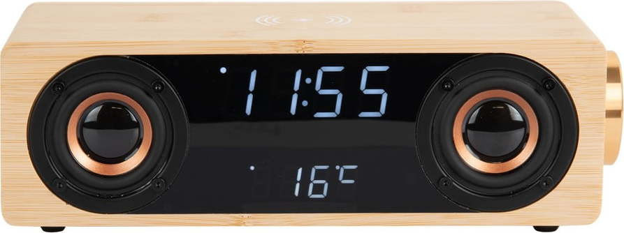 Digitální radiobudík s bezdrátovou nabíječkou Classic BT – Karlsson