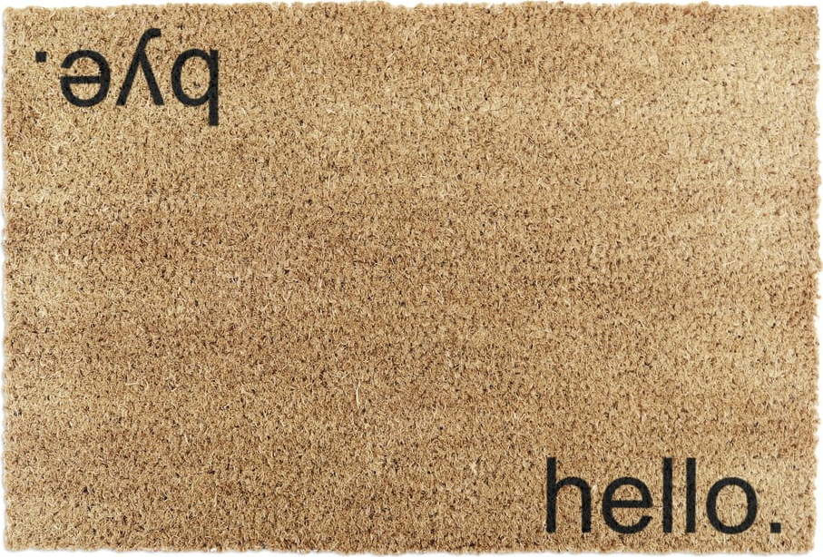 Rohožka z kokosového vlákna 40x60 cm Hello, Bye – Artsy Doormats