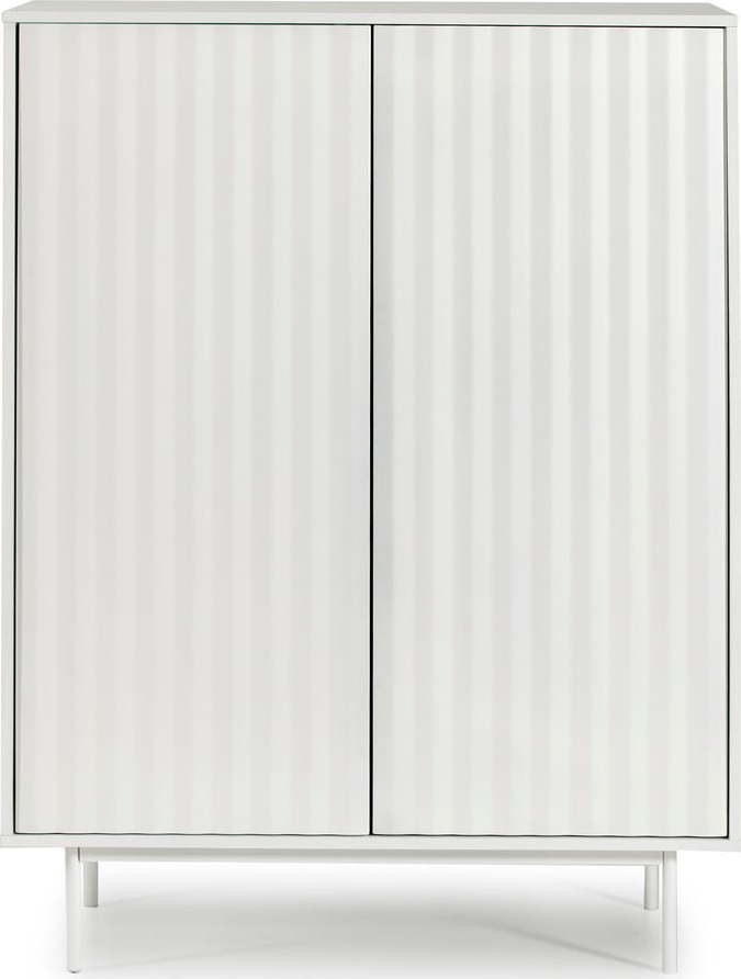 Bílá vysoká komoda 97x130 cm Sierra - Teulat