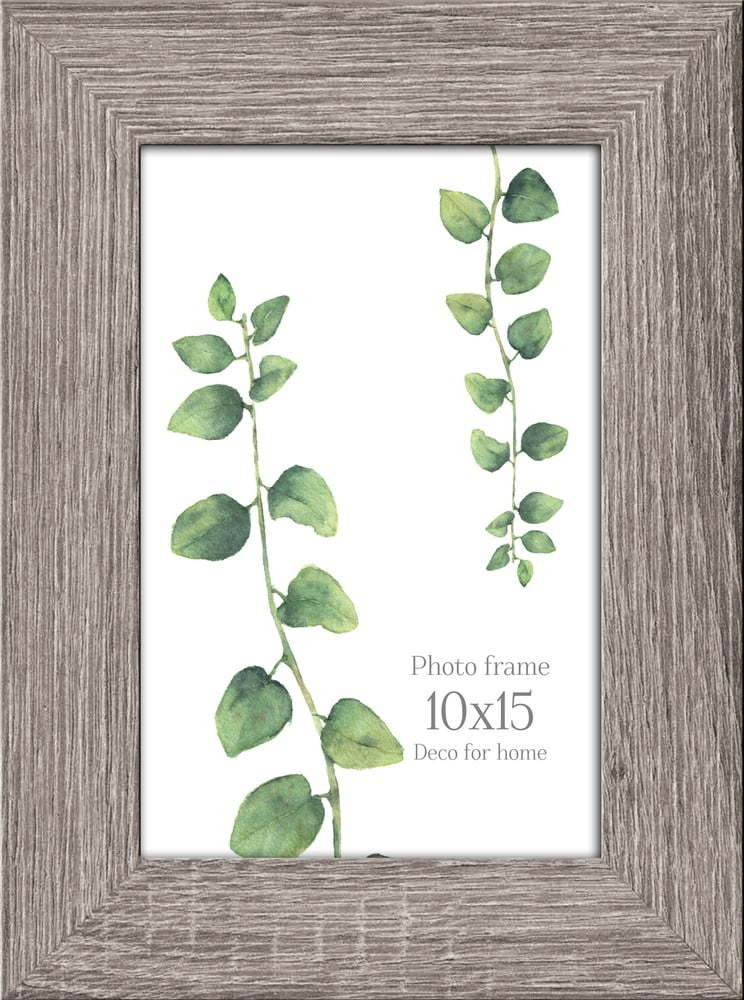 Šedý nástěnný rámeček Styler Narvik, 14,5 x 19,5 cm