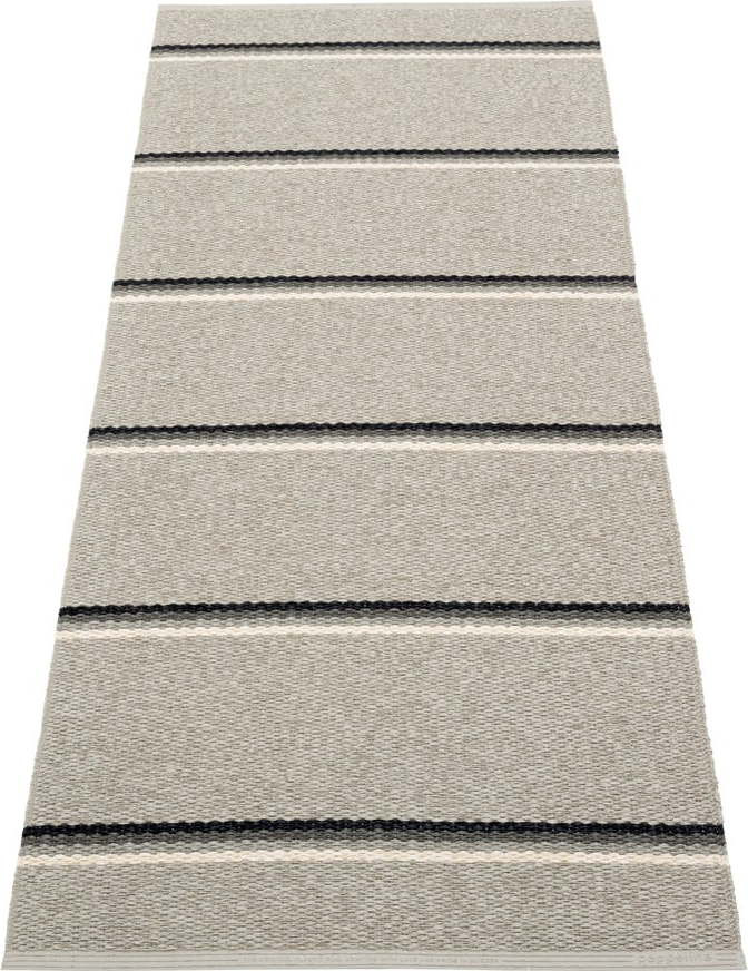 Šedo-béžový vnitřní a venkovní běhoun 70x180 cm Olle Grey Linen – Pappelina