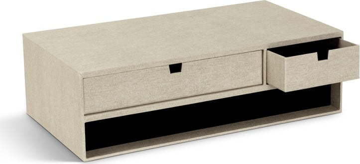 Kartonový organizér zásuvkový/na dokumenty Ted Canvas Paper Laminate – Bigso