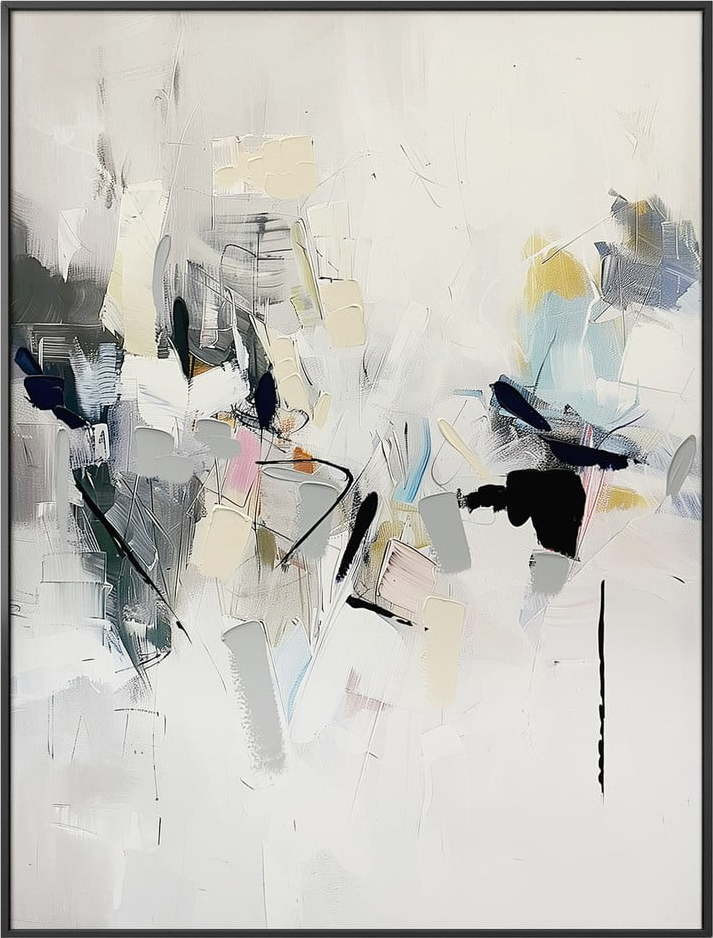 Obraz s ručně malovanými prvky 70x100 cm Cro – Styler