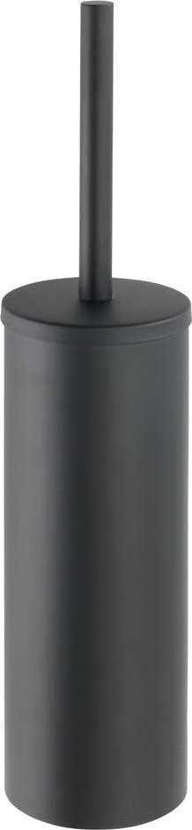 Matně černá nástěnná WC štětka z nerezové oceli Bosio – Wenko