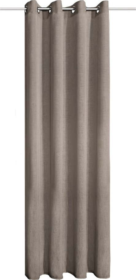 Hnědý závěs 140x245 cm Struktura Uni – Sehlbach