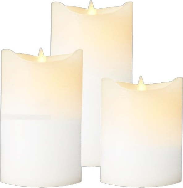 LED svíčky v sadě 3 ks (výška 15 cm) Sara Exclusive – Sirius