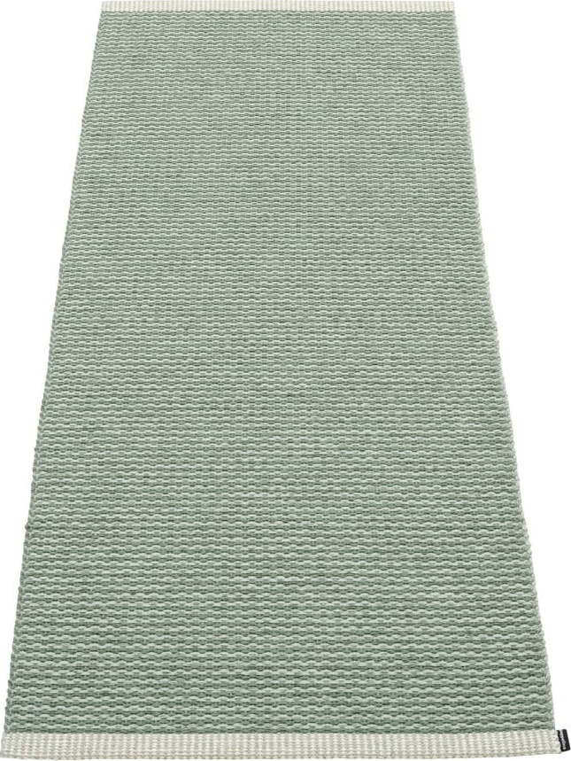 Světle zelený vnitřní a venkovní běhoun 60x150 cm Mono Sage Army – Pappelina