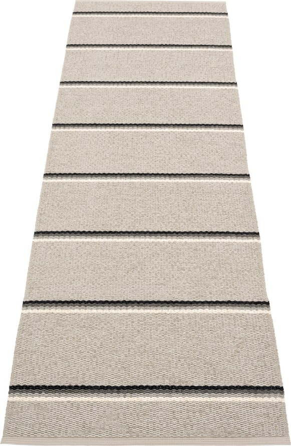 Šedo-béžový vnitřní a venkovní běhoun 70x240 cm Olle Grey Linen – Pappelina