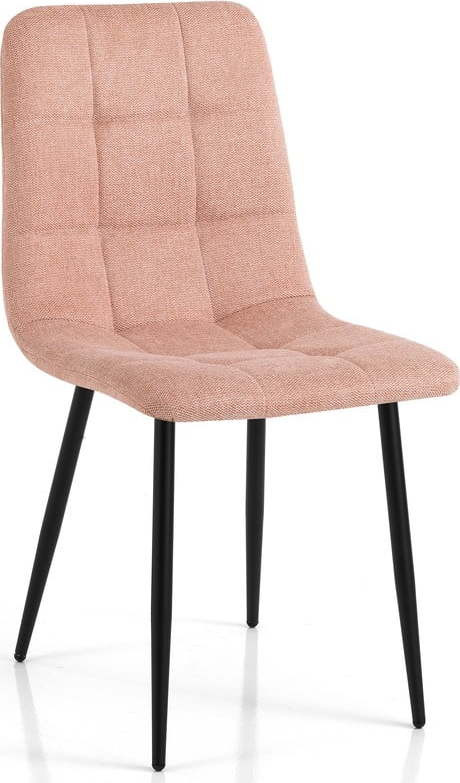 Světle růžové jídelní židle v sadě 2 ks Faffy – Tomasucci