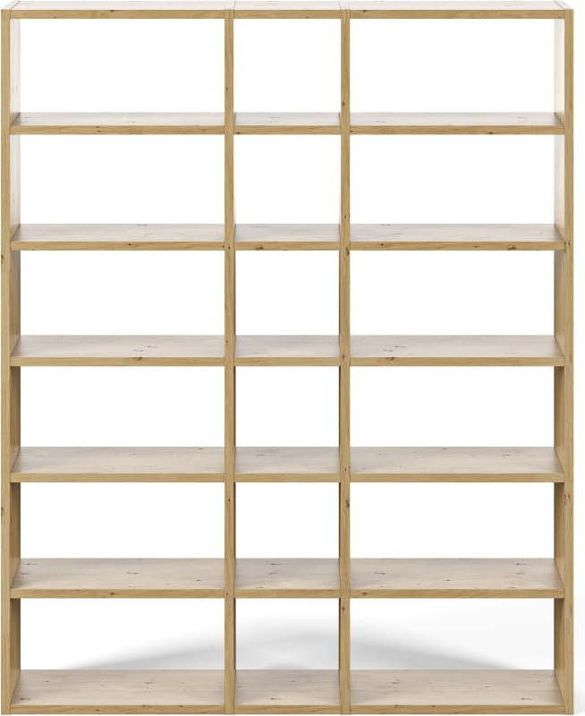 Knihovna v dekoru dubu 182x224 cm Pombal - TemaHome