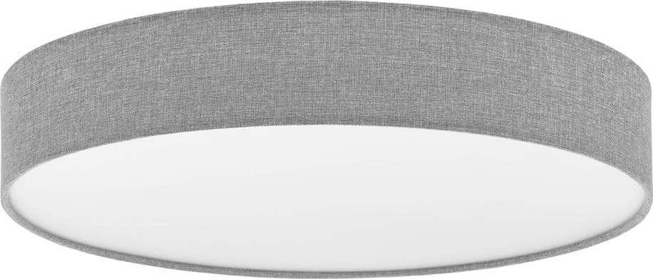 Šedé LED stropní svítidlo s textilním stínidlem ROMAO – EGLO