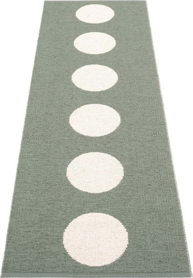 Zelený vnitřní a venkovní běhoun 70x225 cm Vera Army – Pappelina