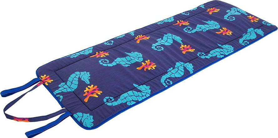 Modrý zahradní podsedák na lehátko 52x148 cm Seahorse – B.E.S.