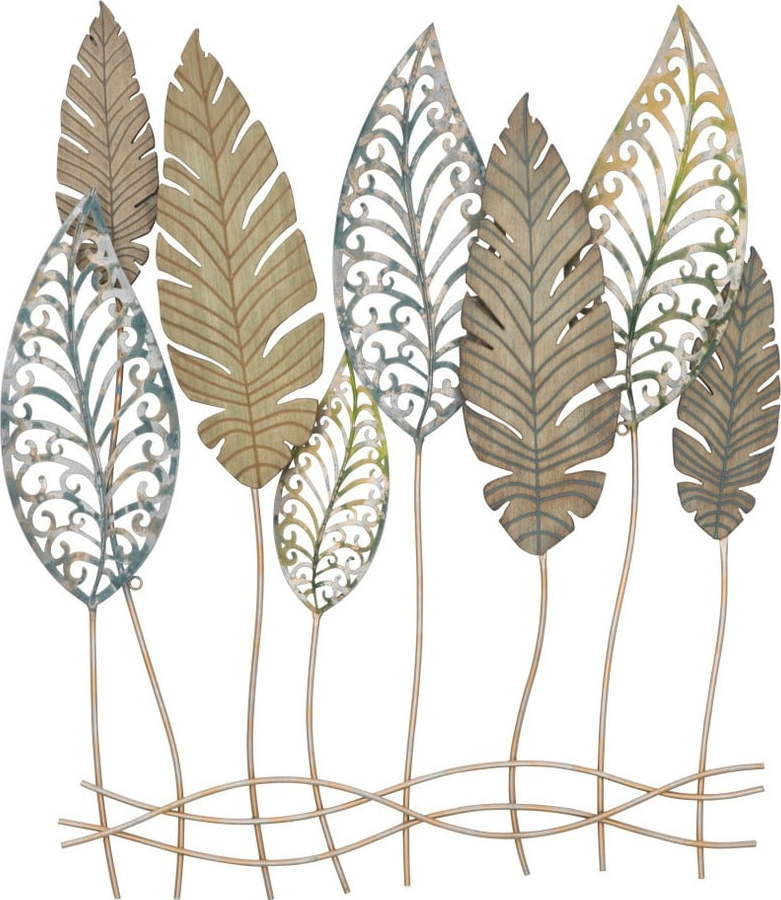 Nástěnná dekorace s motivem listů Mauro Ferretti Cactus, výška 87 cm