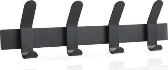 Černý kovový nástěnný věšák A-Rack - Zone